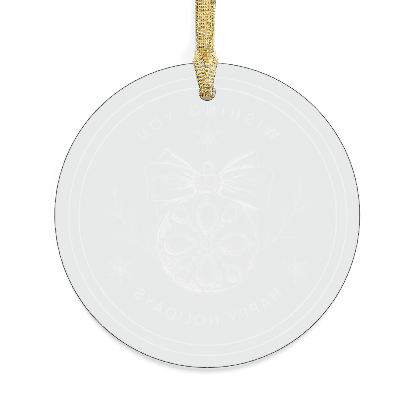 Acrylic Holiday Ornaments