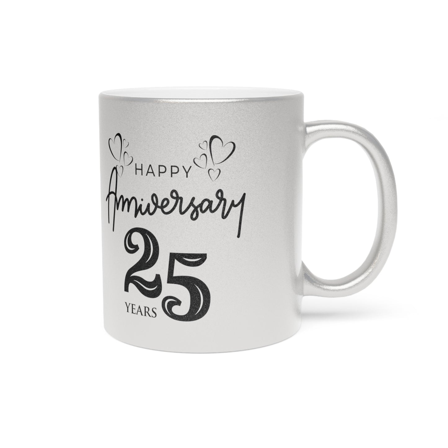 25th Anniversary Metallic Mug