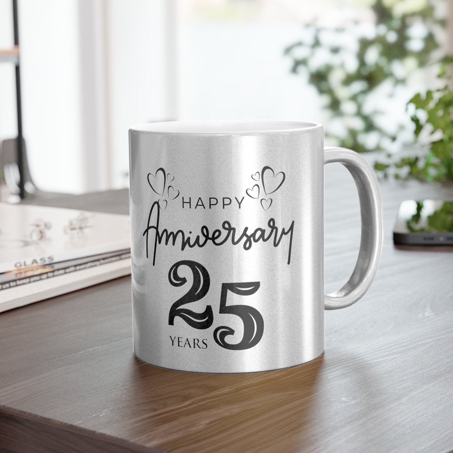 25th Anniversary Metallic Mug