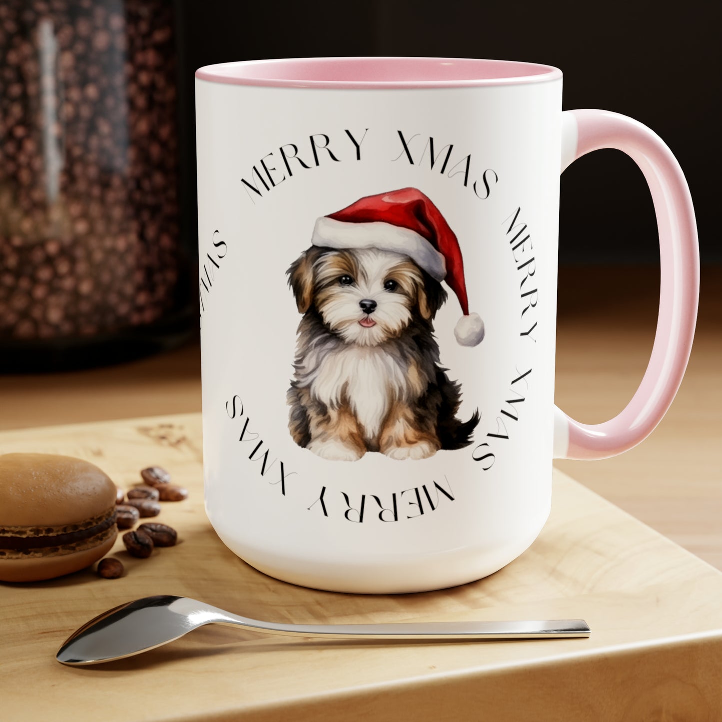 Two-Tone Christmas Coffee Mugs