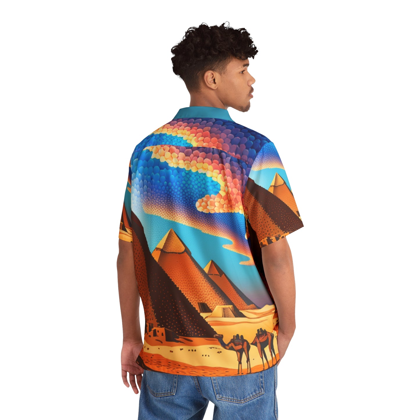 Men's Hawaiian Shirt (Pyramid)