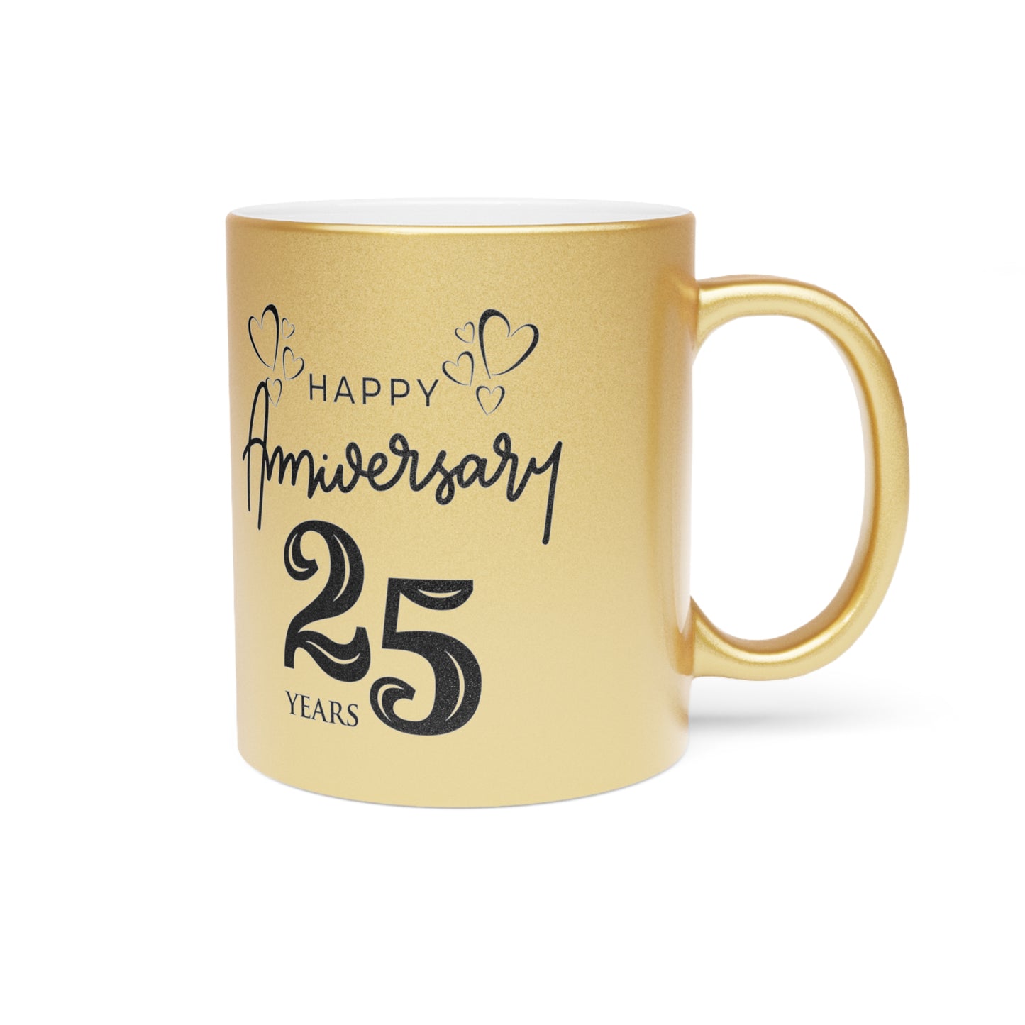 25th Anniversary Metallic Mug