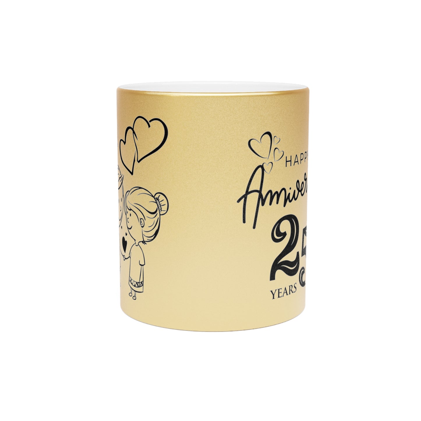 25th Anniversary Metallic Mug