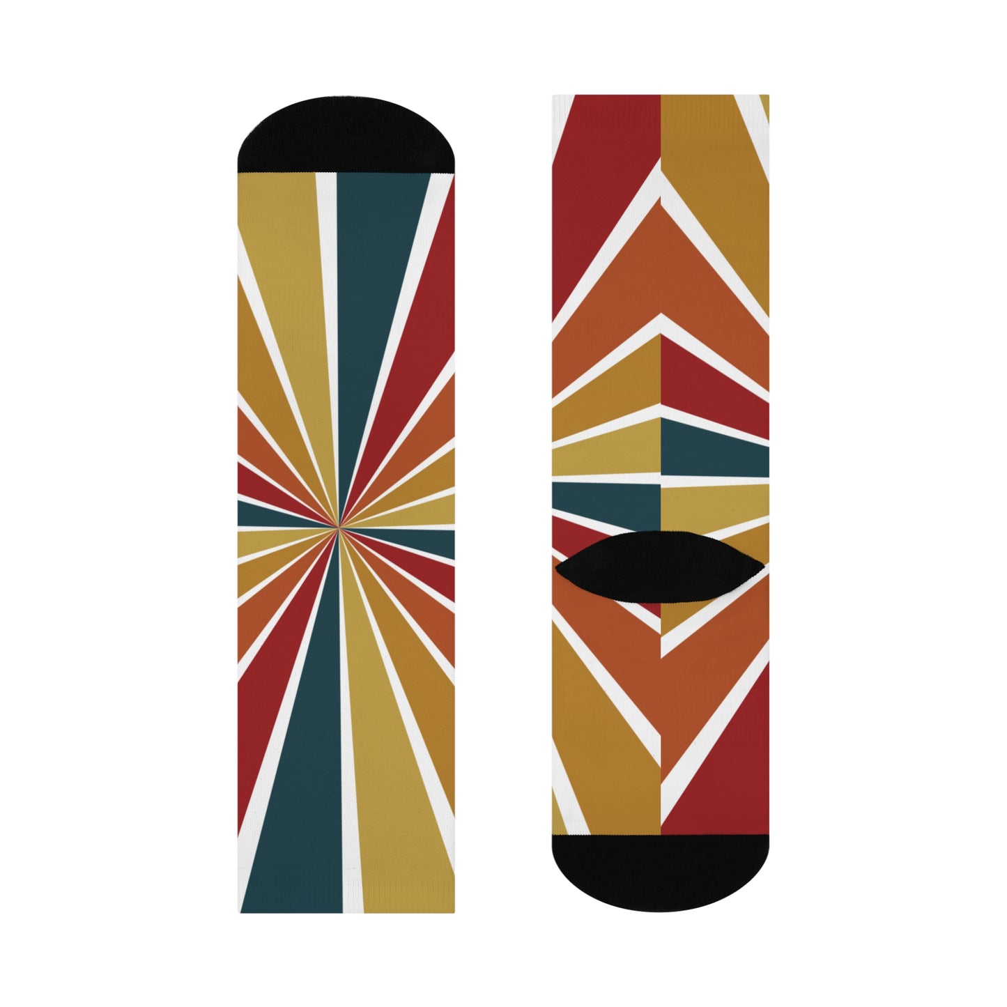 Multicolored Cushioned Crew Socks