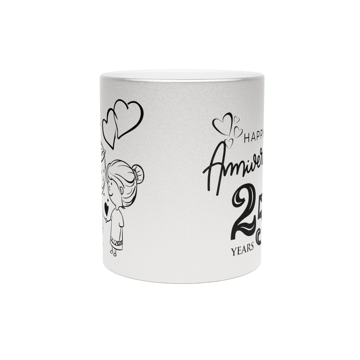 25th Anniversary Metallic Mug