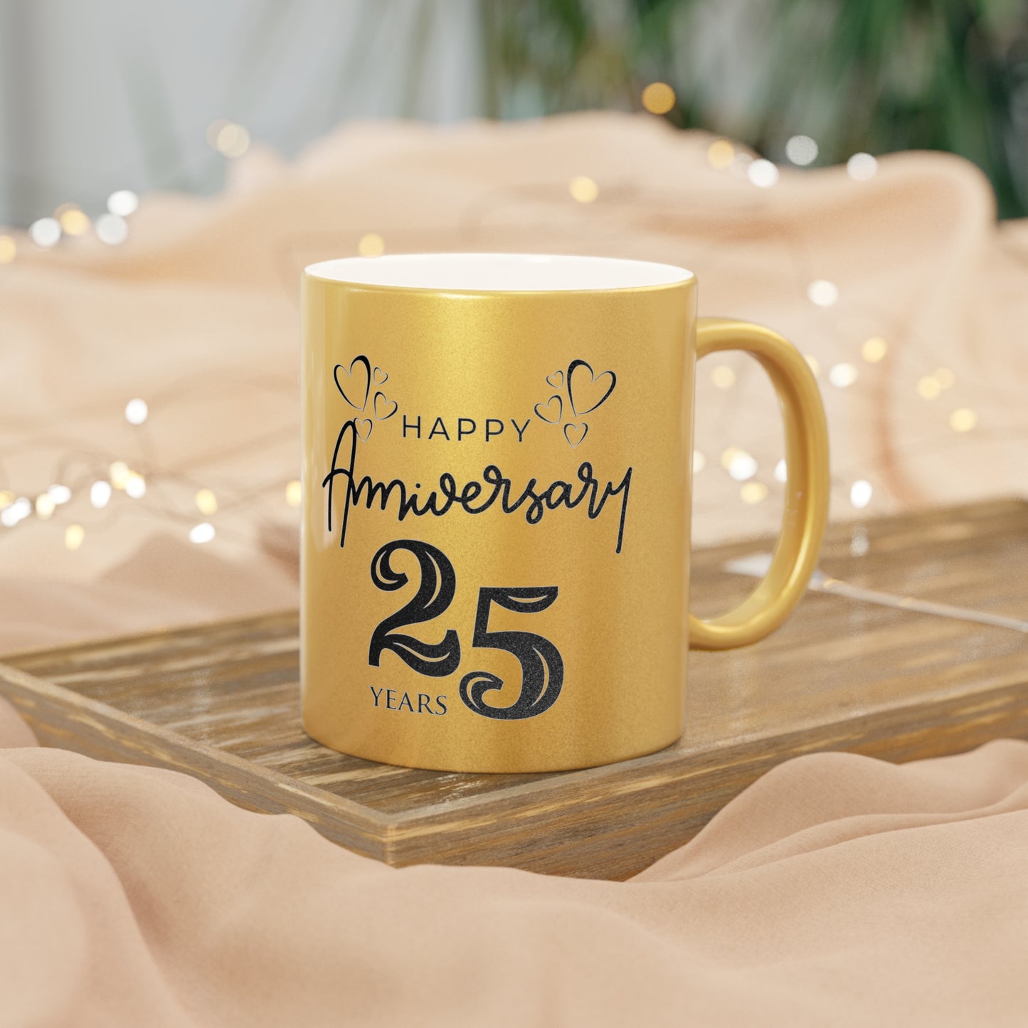 25th Anniversary Metallic Mug