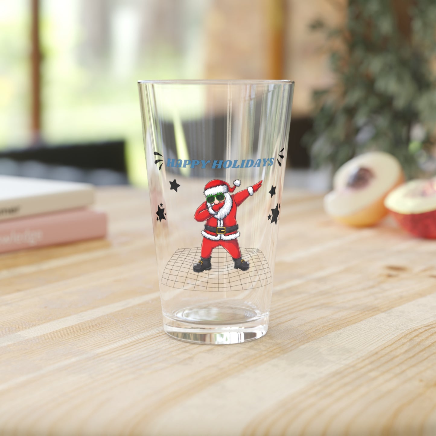 Santas Pint Glass