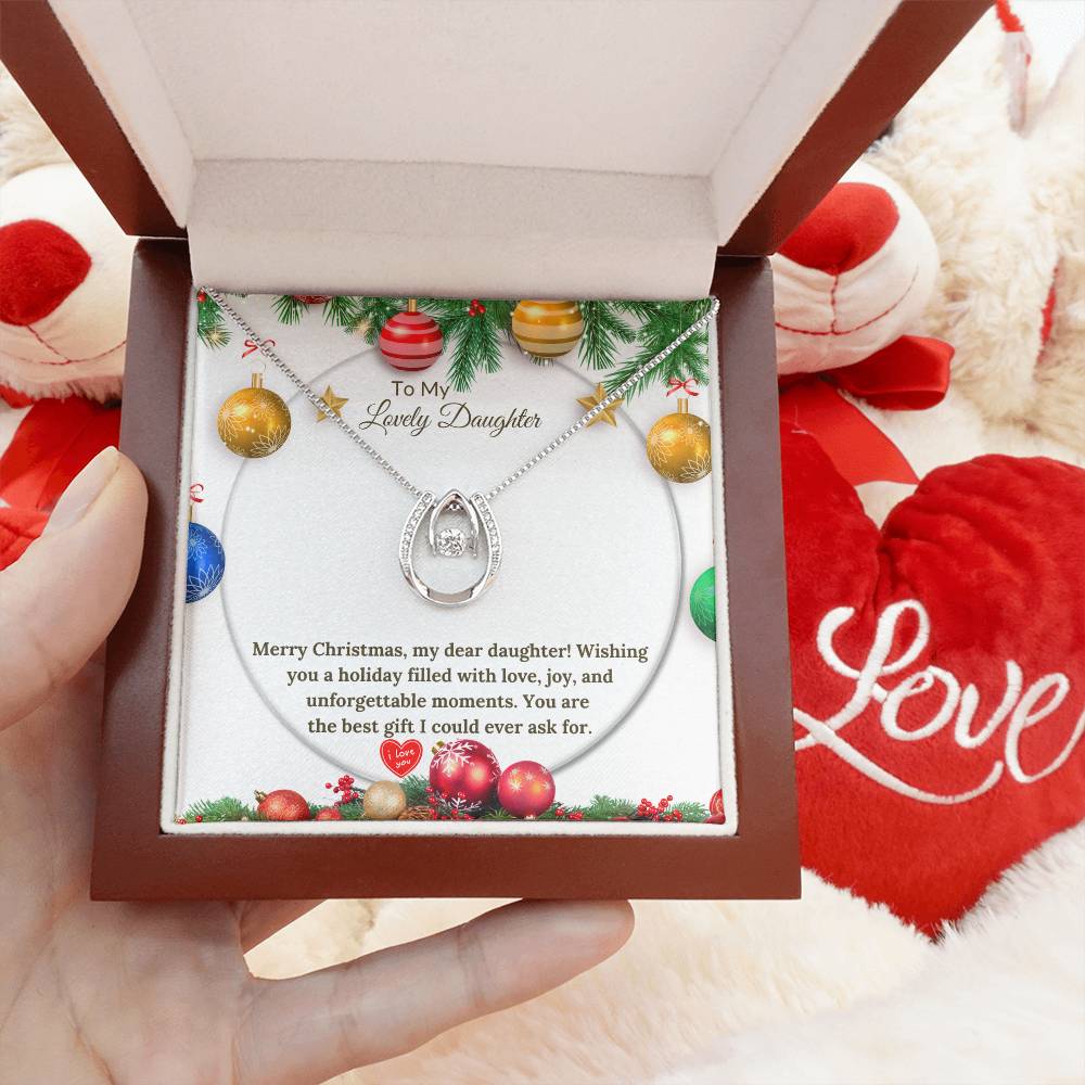 Lucky in Love Christmas Gift for Daughter