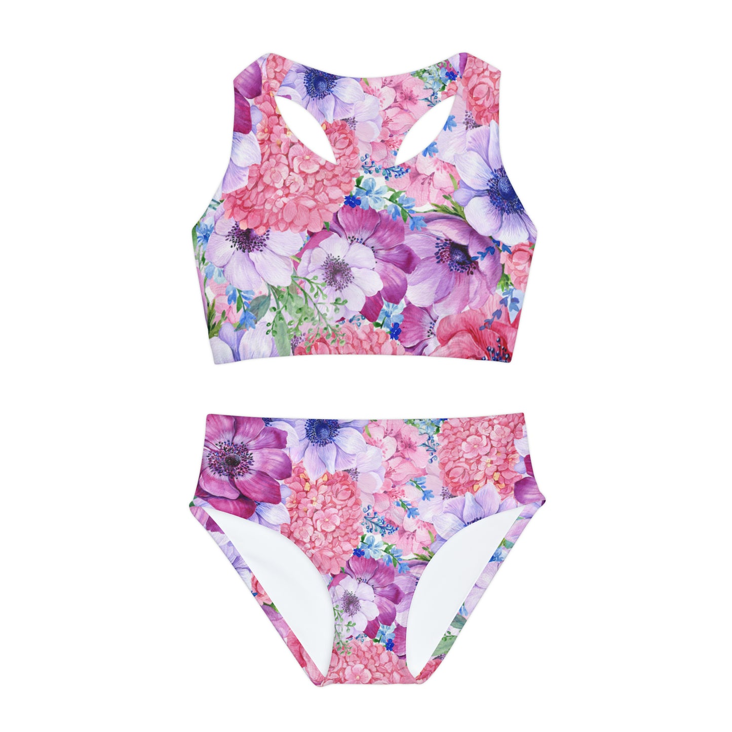 Violet Girls Two Piece Swimsuit