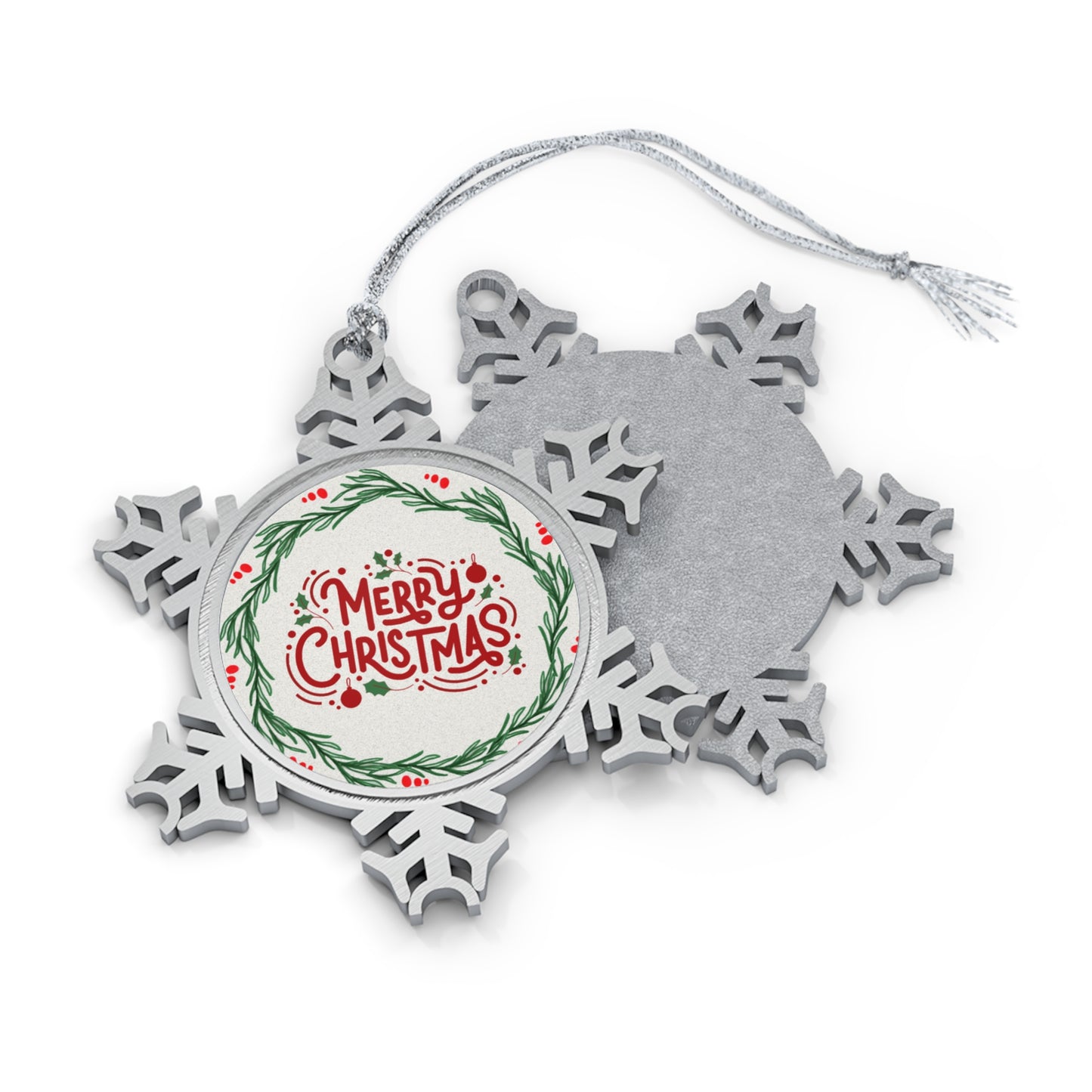 Pewter Snowflake Ornament