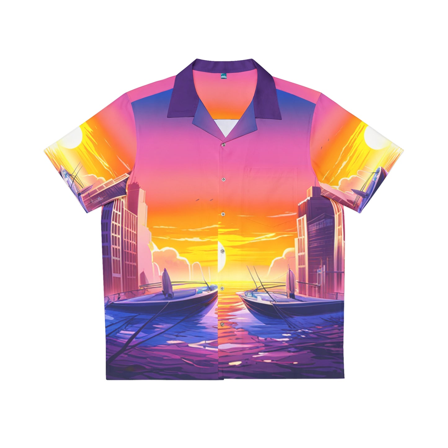 Men's Hawaiian Shirt (Sundown)