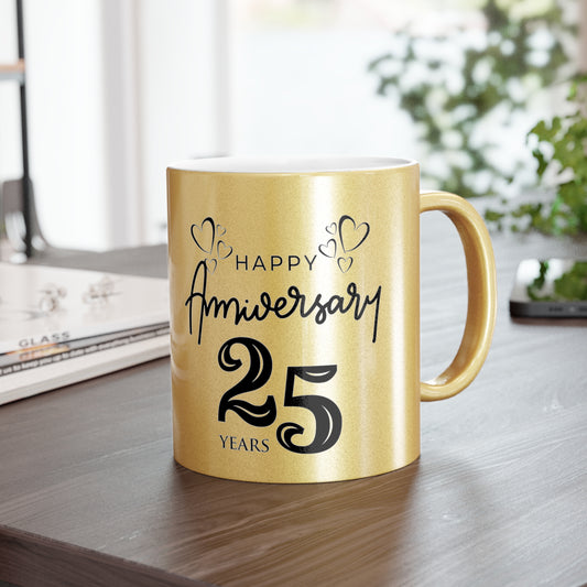 25th Anniversary Metallic Mug