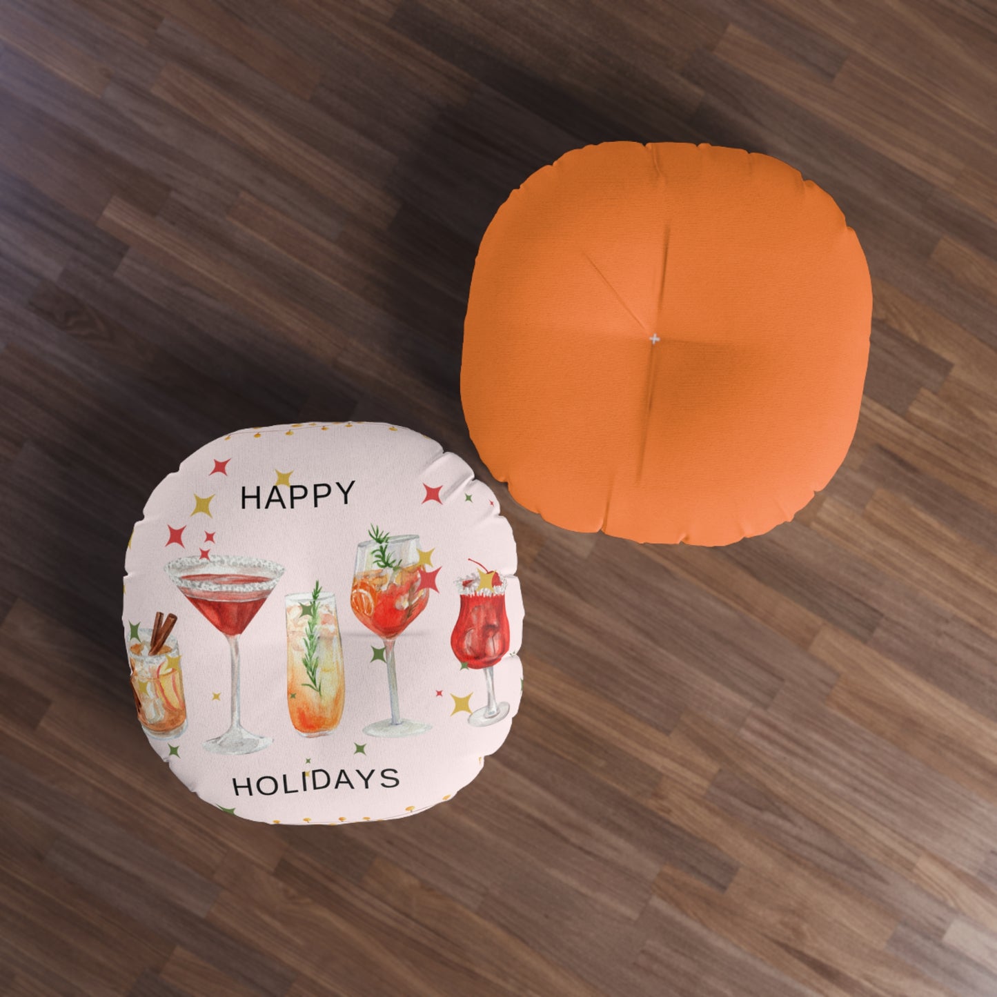 Tufted Floor Pillow, Round