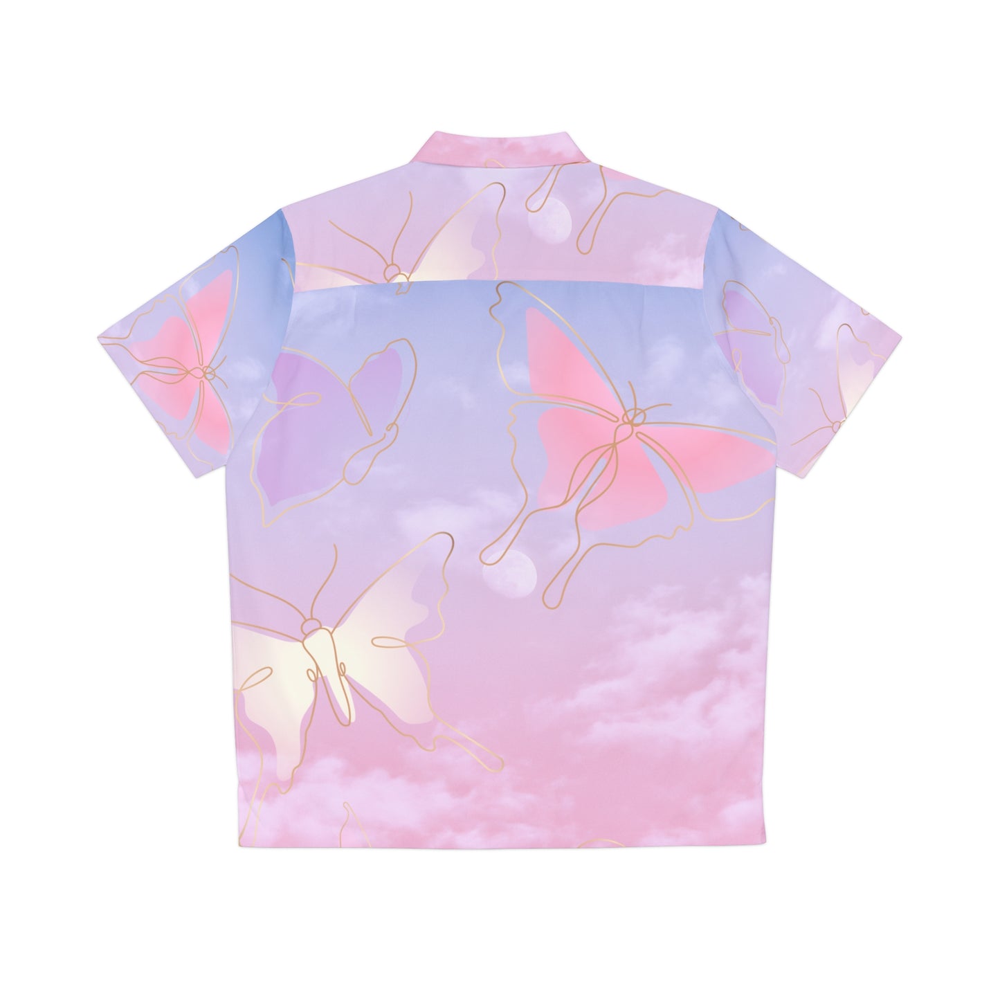 Men's Hawaiian Pink Shirt