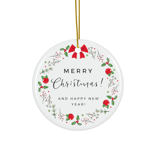 Ceramic Ornaments - Merry Christmas