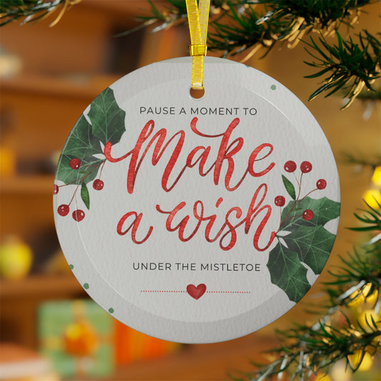 Glass Ornaments - Make a Wish