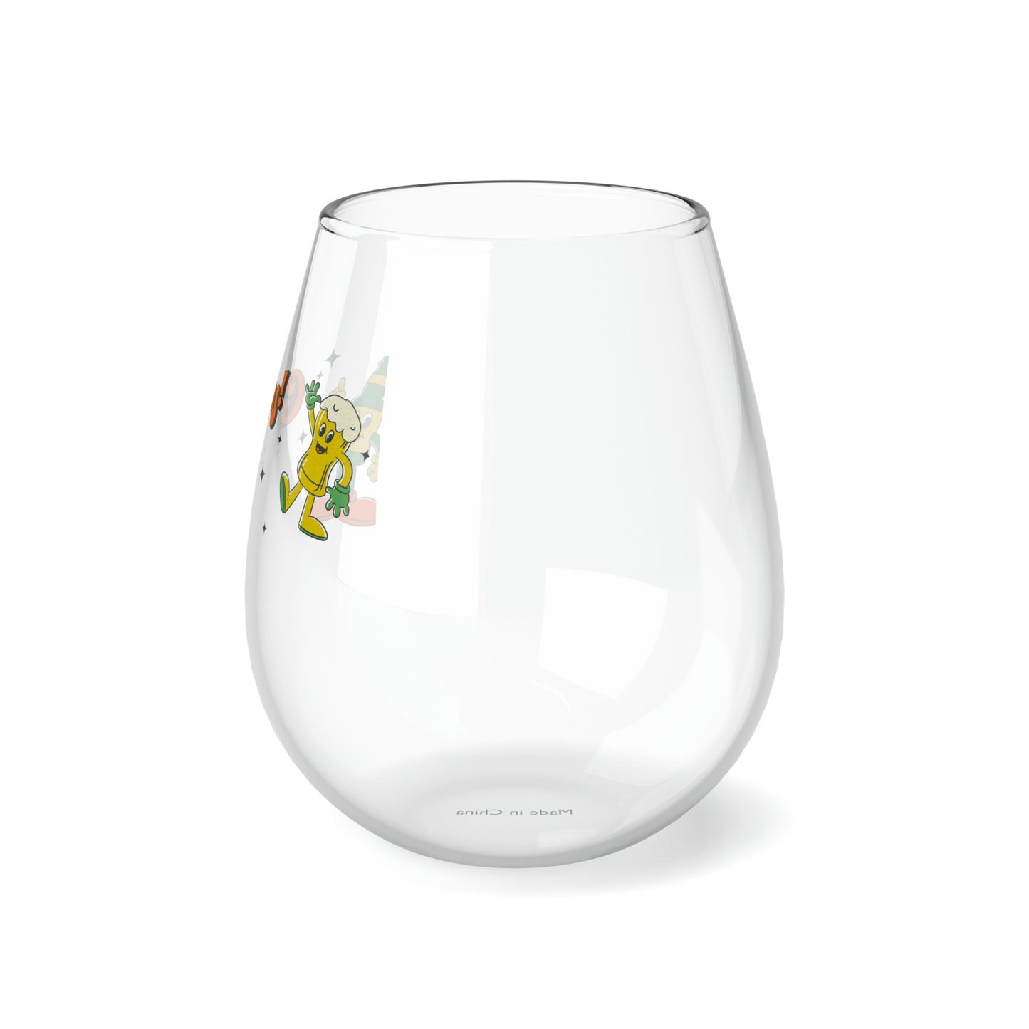 Cheers Stemless Wine Glass
