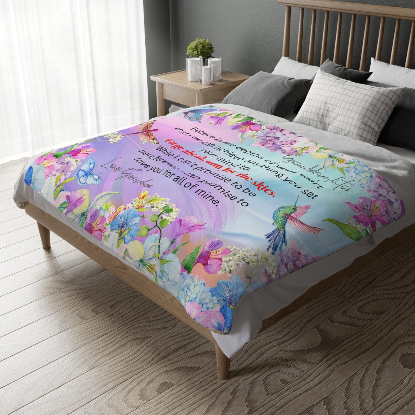 Minky Blanket for Granddaughter