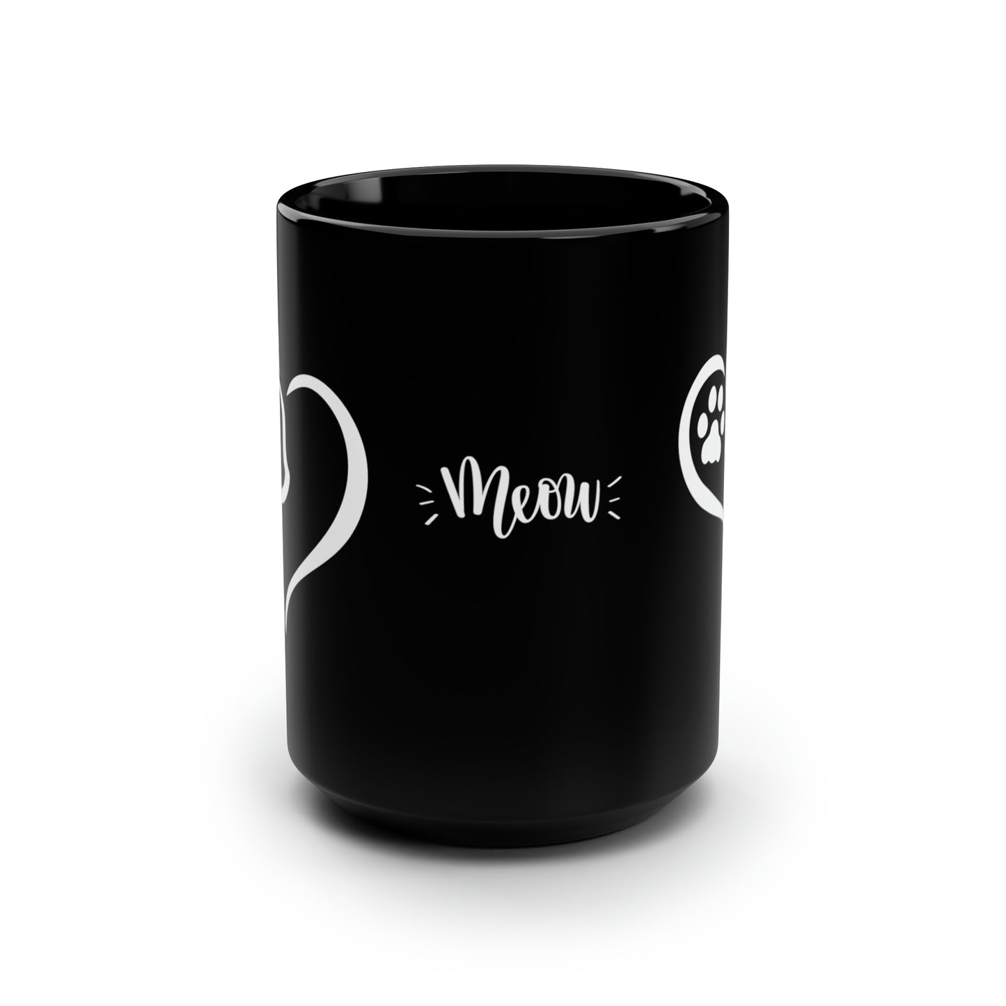 Black Meow Mug