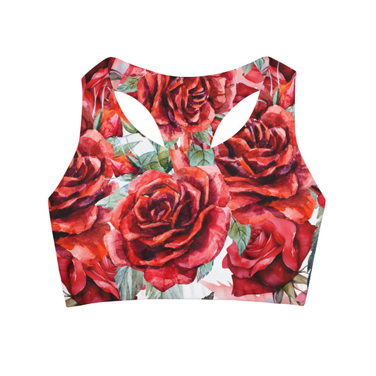 Rose Girls' Swimsuit Crop Top
