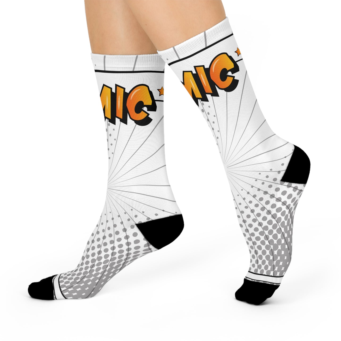 Cushioned Comic Crew Socks