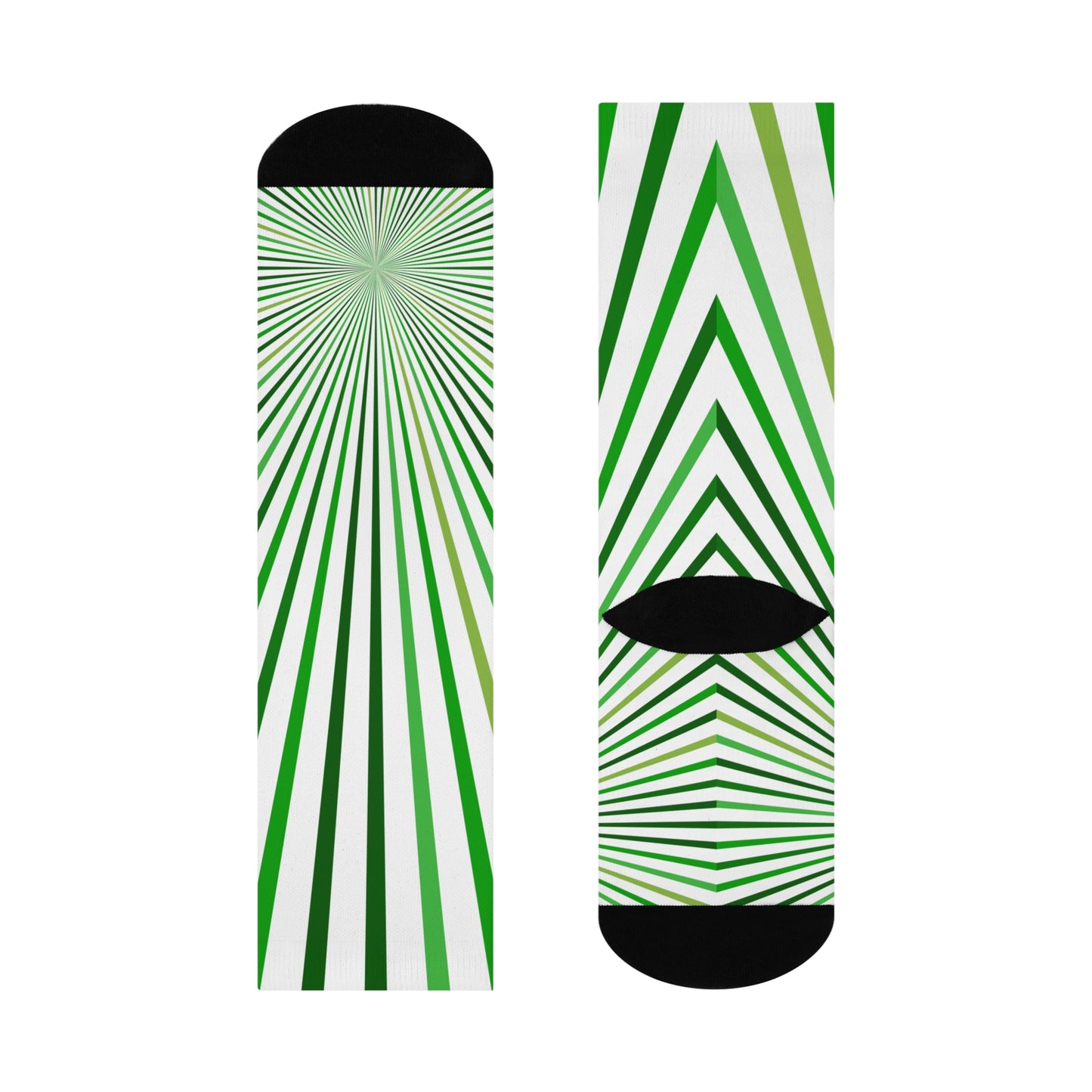 Cushioned Green Crew Socks