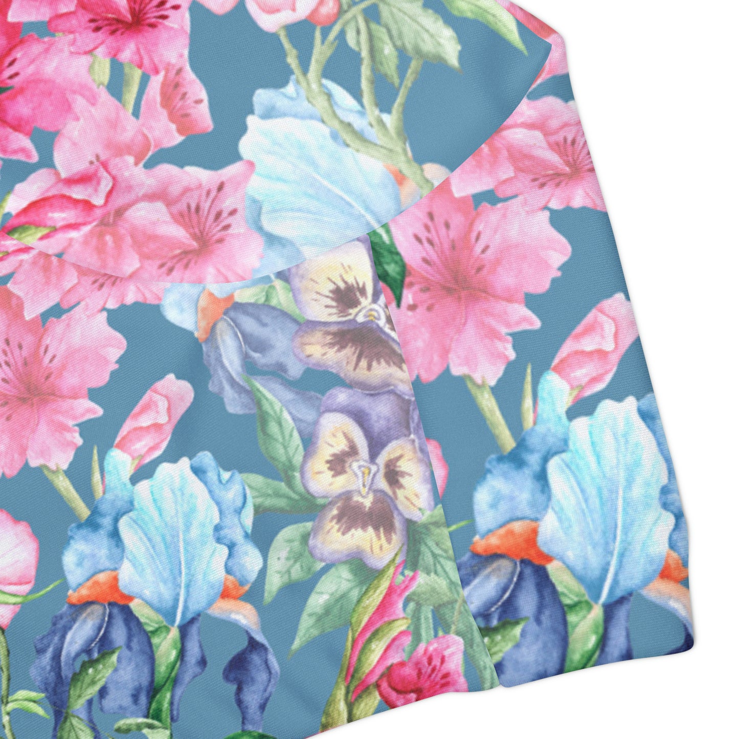 Gladiolus Girls' Swimsuit Crop Top