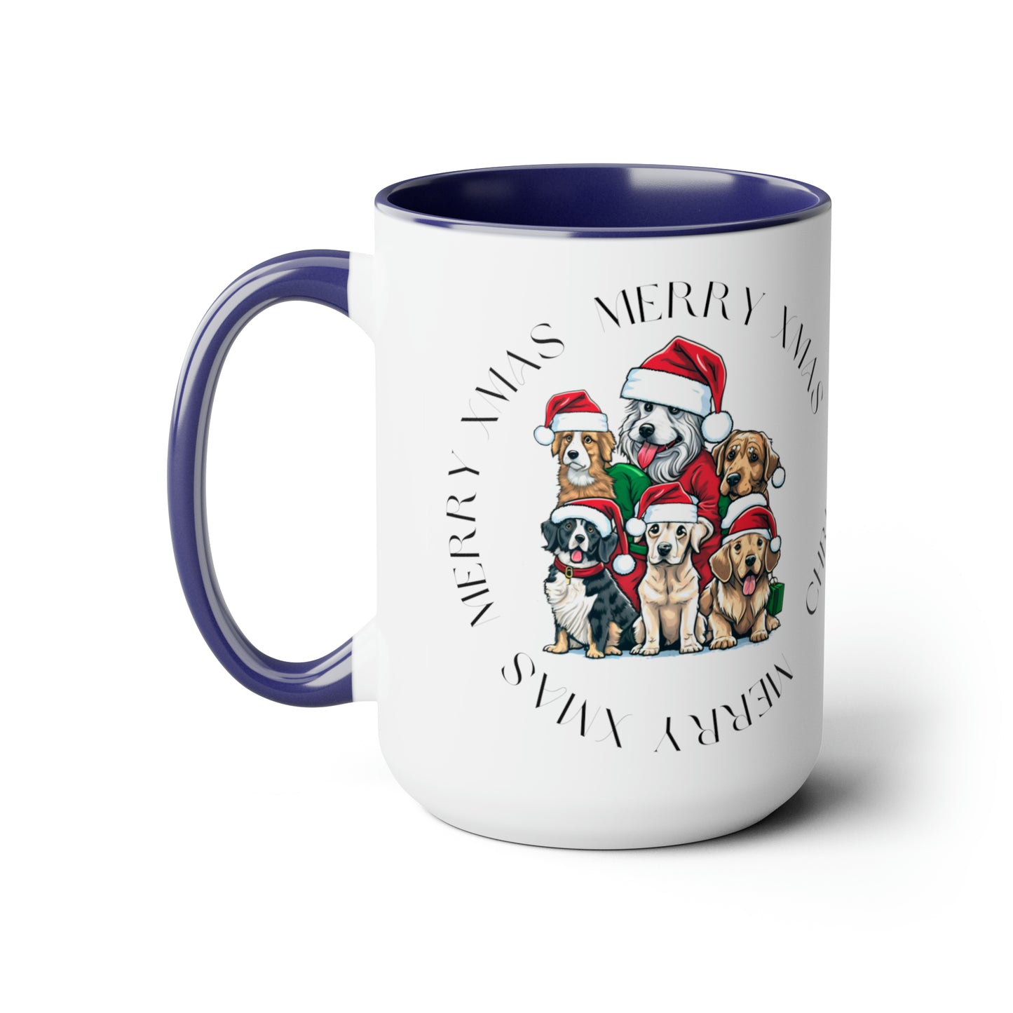 Two-Tone Christmas Coffee Mugs