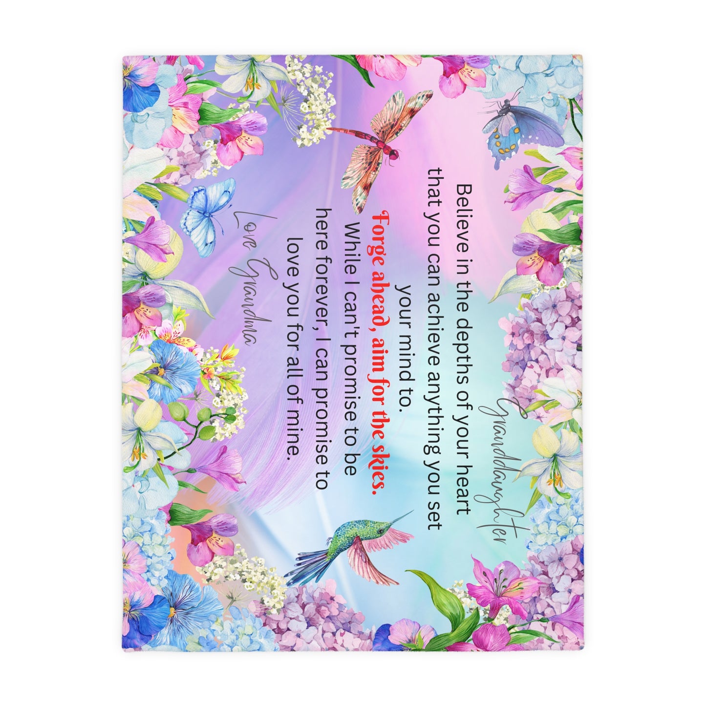 Minky Blanket for Granddaughter