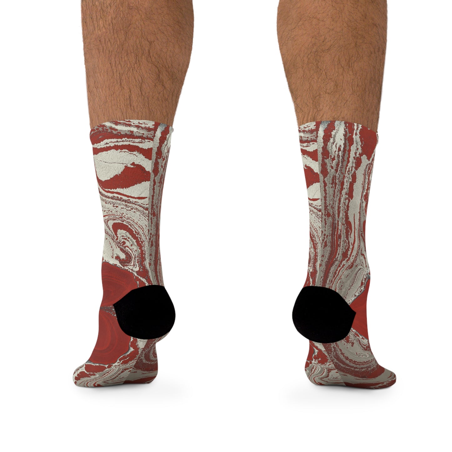 Recycled Poly Socks (Red)