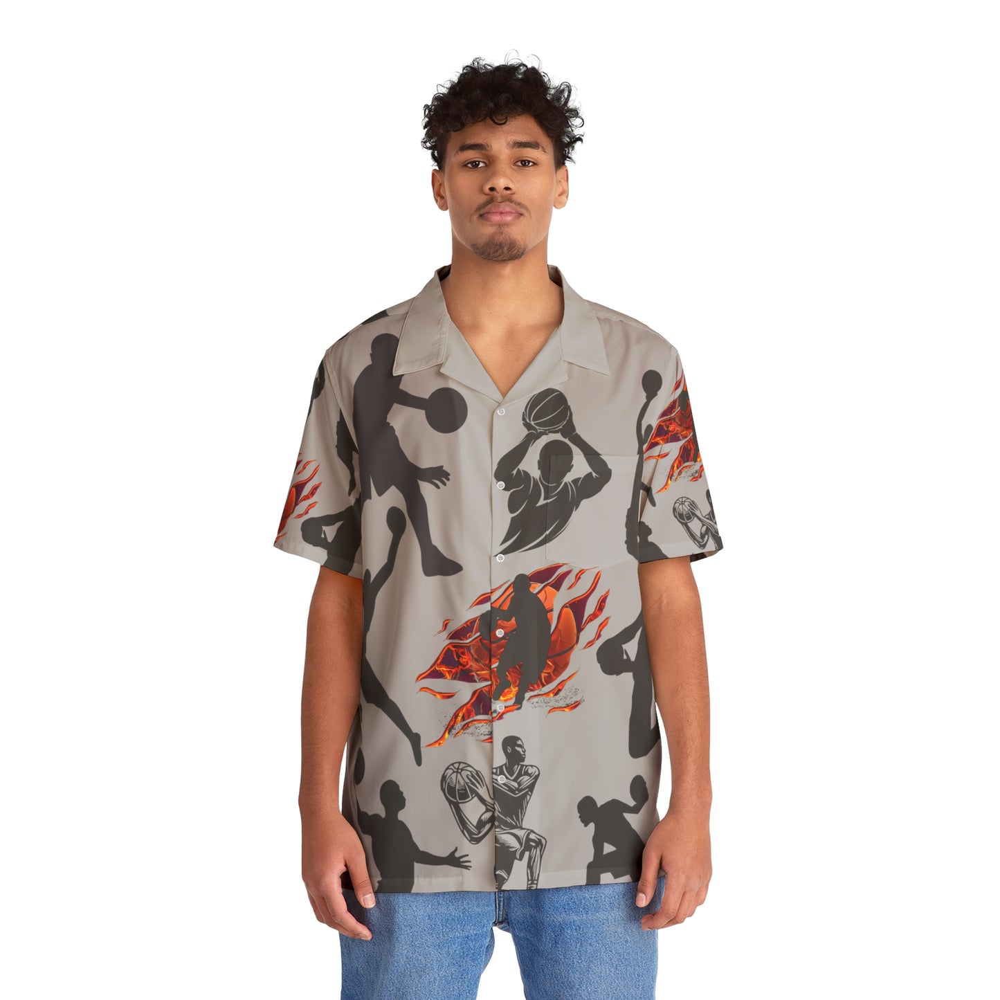 Men's Hawaiian Basketball Shirt