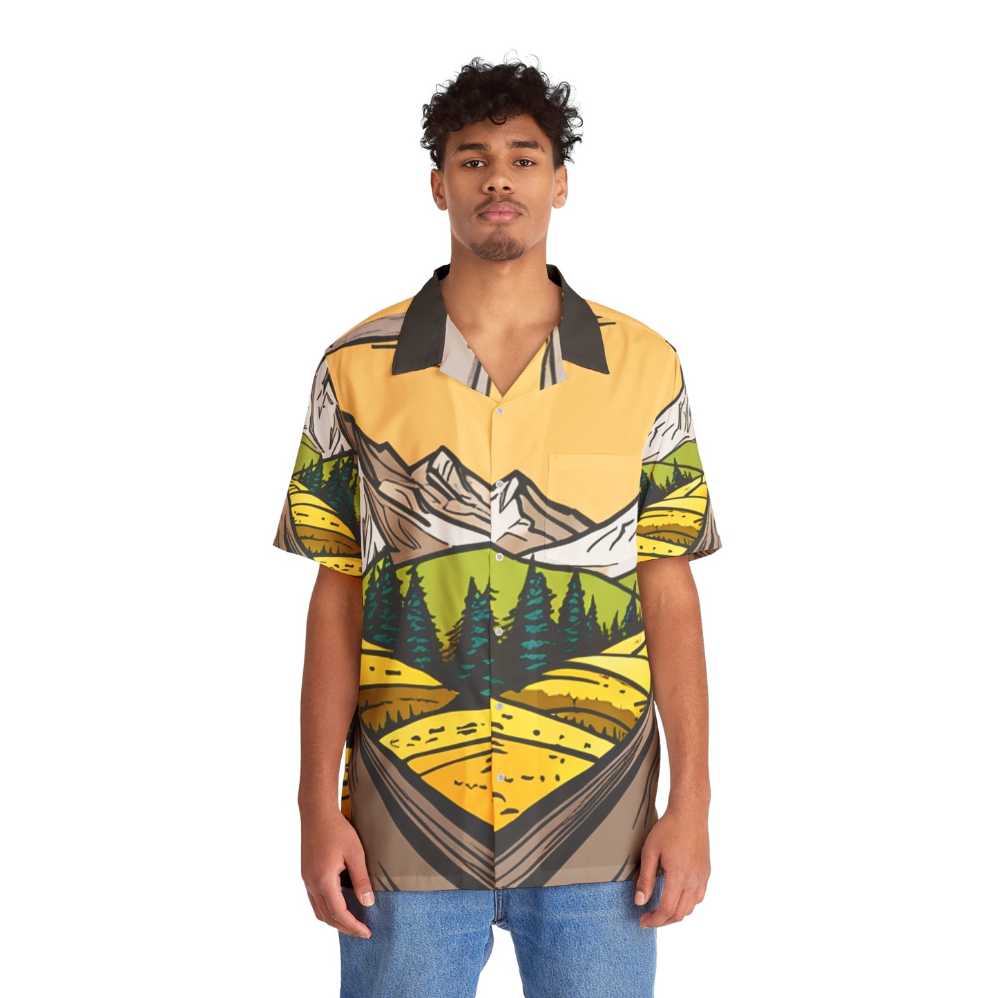 Men's Hawaiian Shirt (MTN)