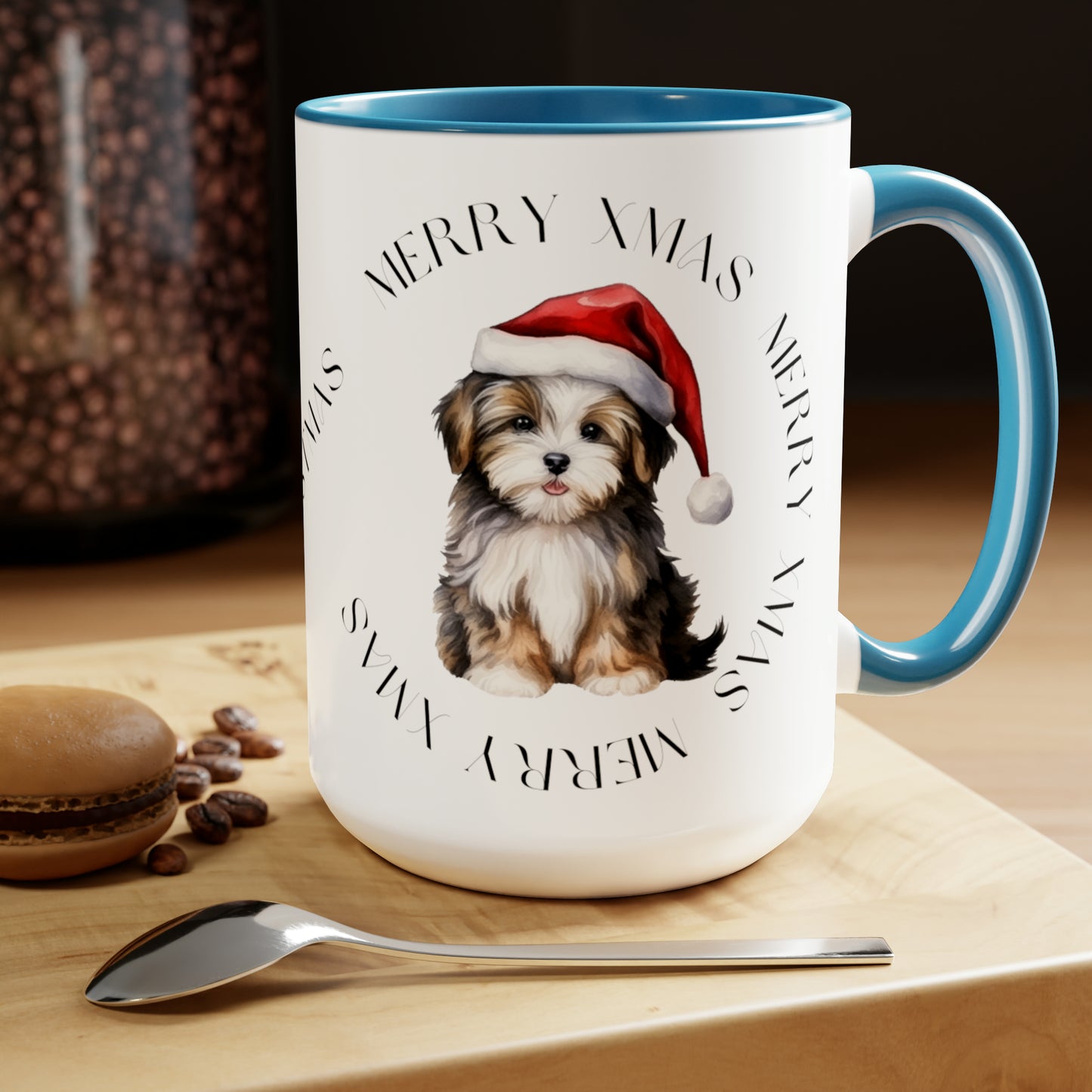 Two-Tone Christmas Coffee Mugs