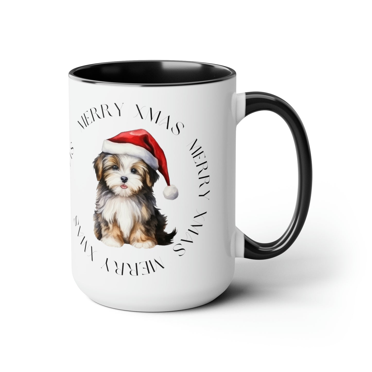 Two-Tone Christmas Coffee Mugs