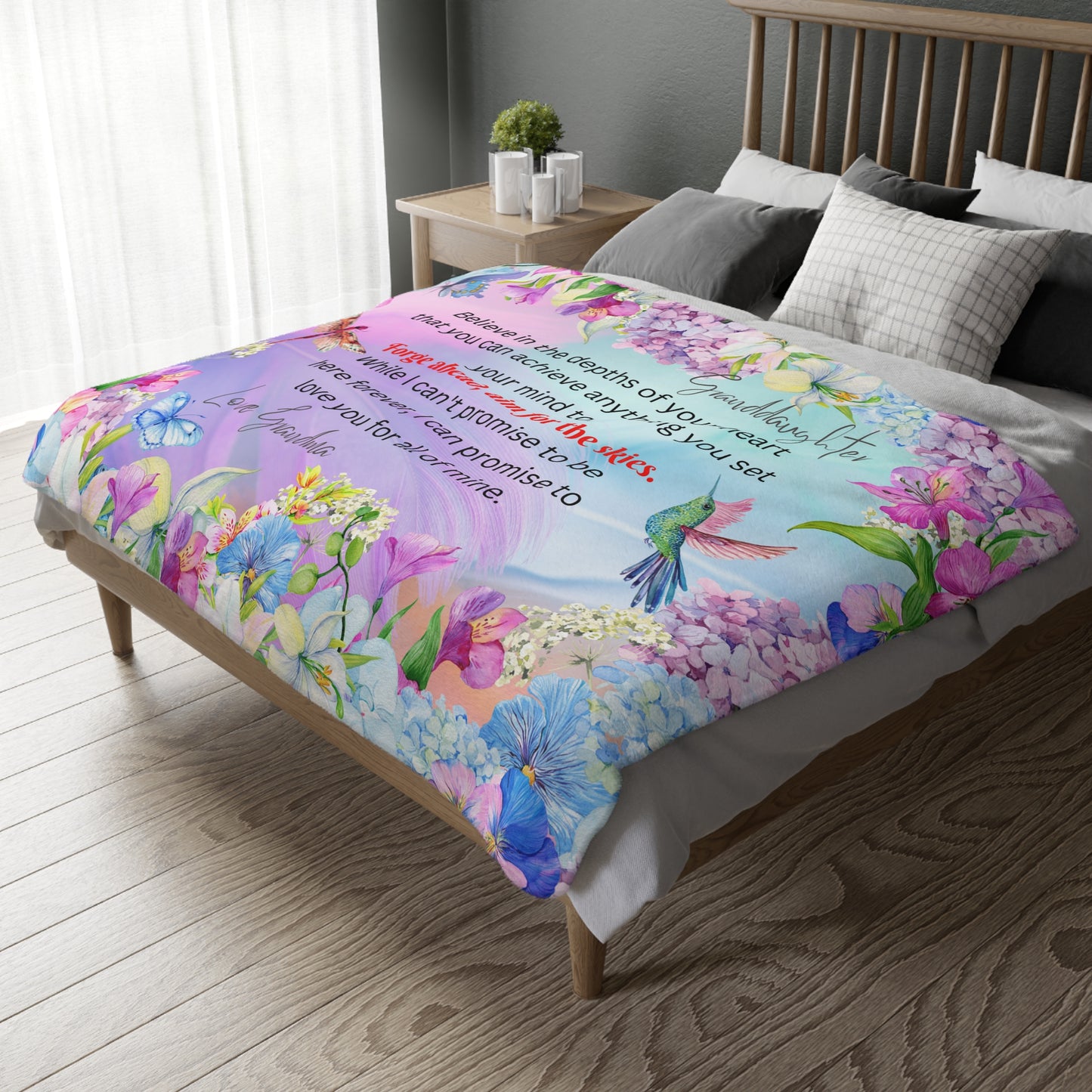 Minky Blanket for Granddaughter