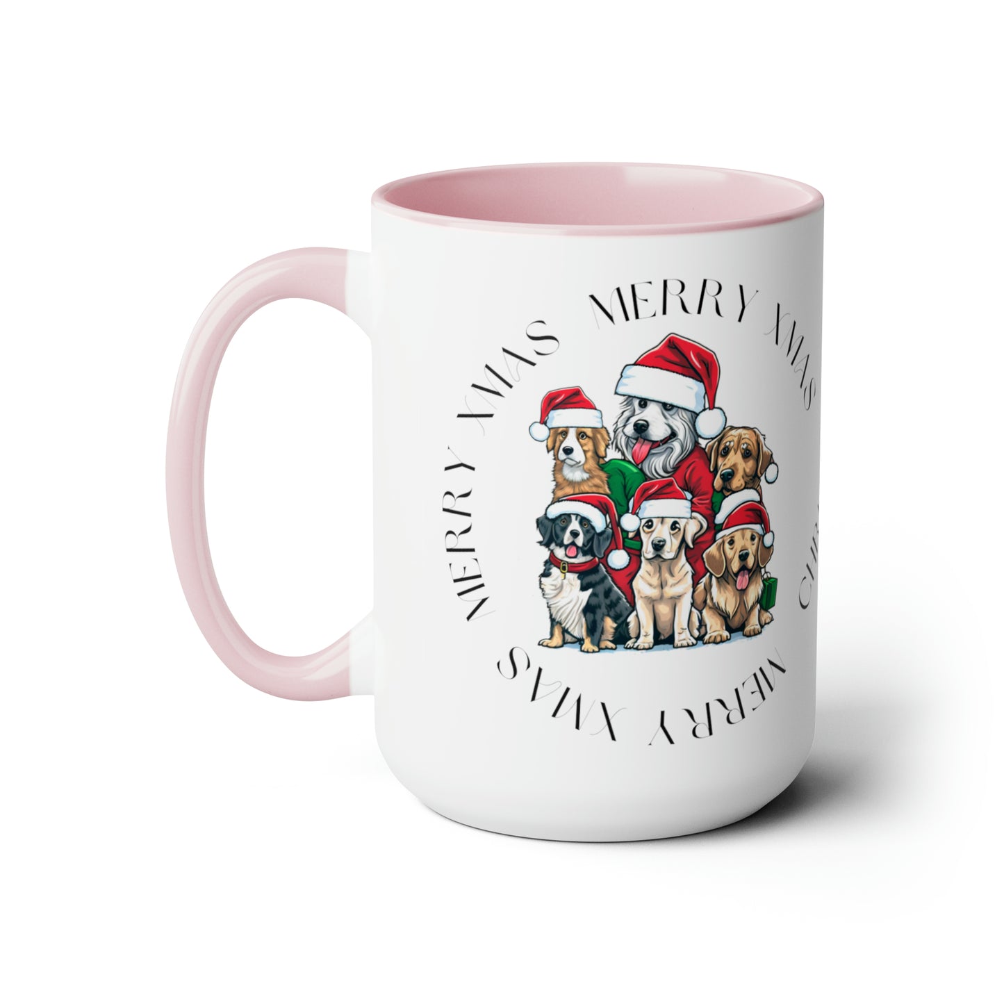 Two-Tone Christmas Coffee Mugs