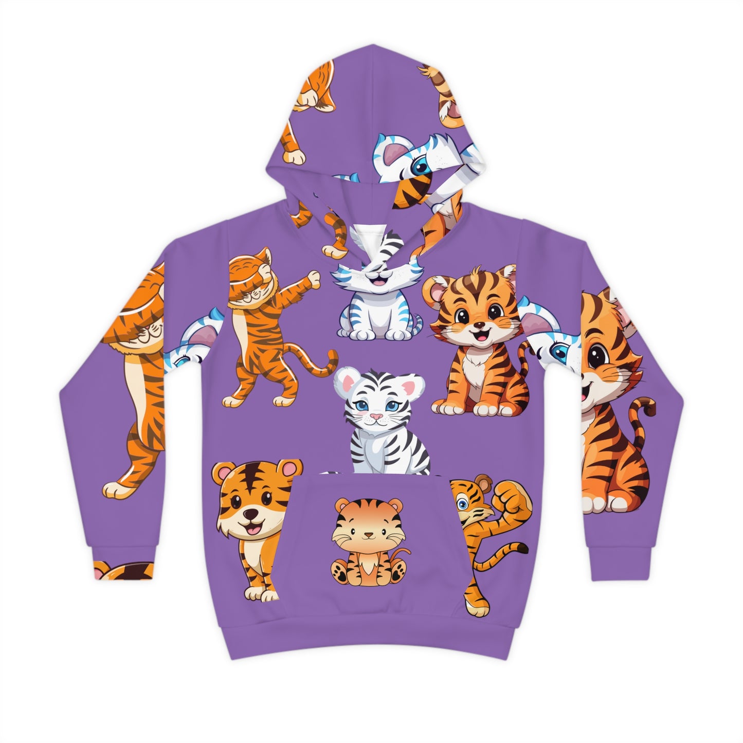 Girls Tiger Hoodie