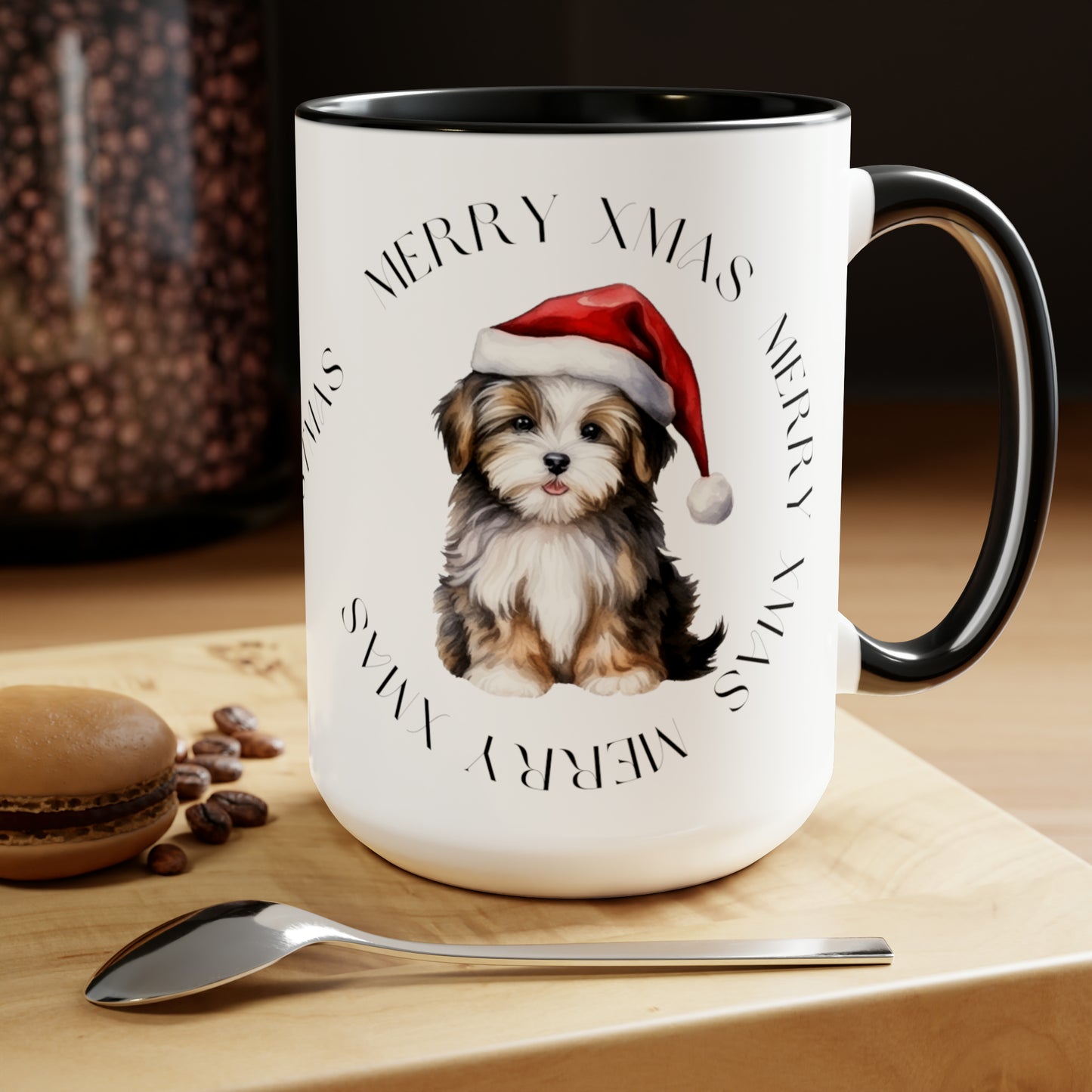 Two-Tone Christmas Coffee Mugs