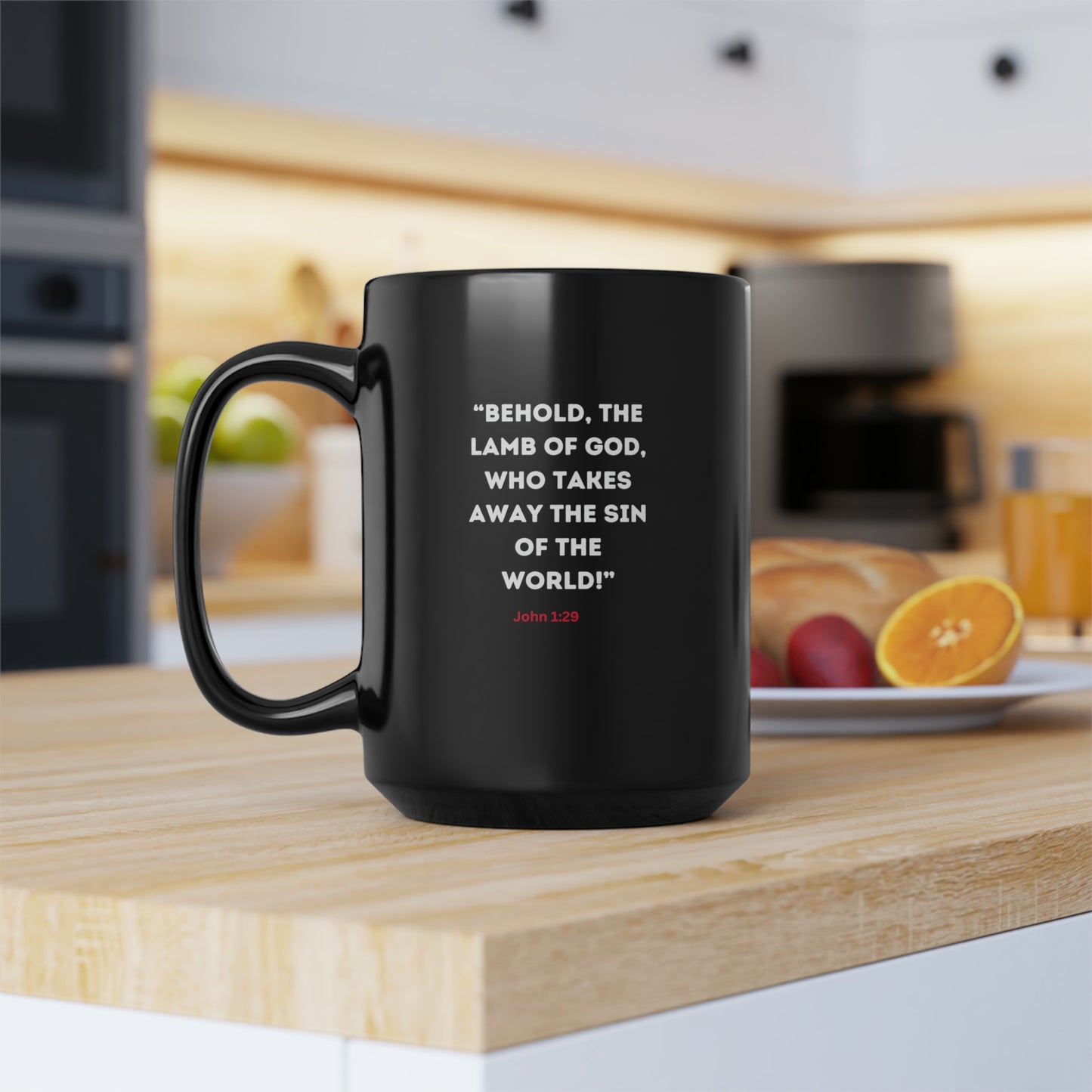 Black Christmas Mug  (DLEG)