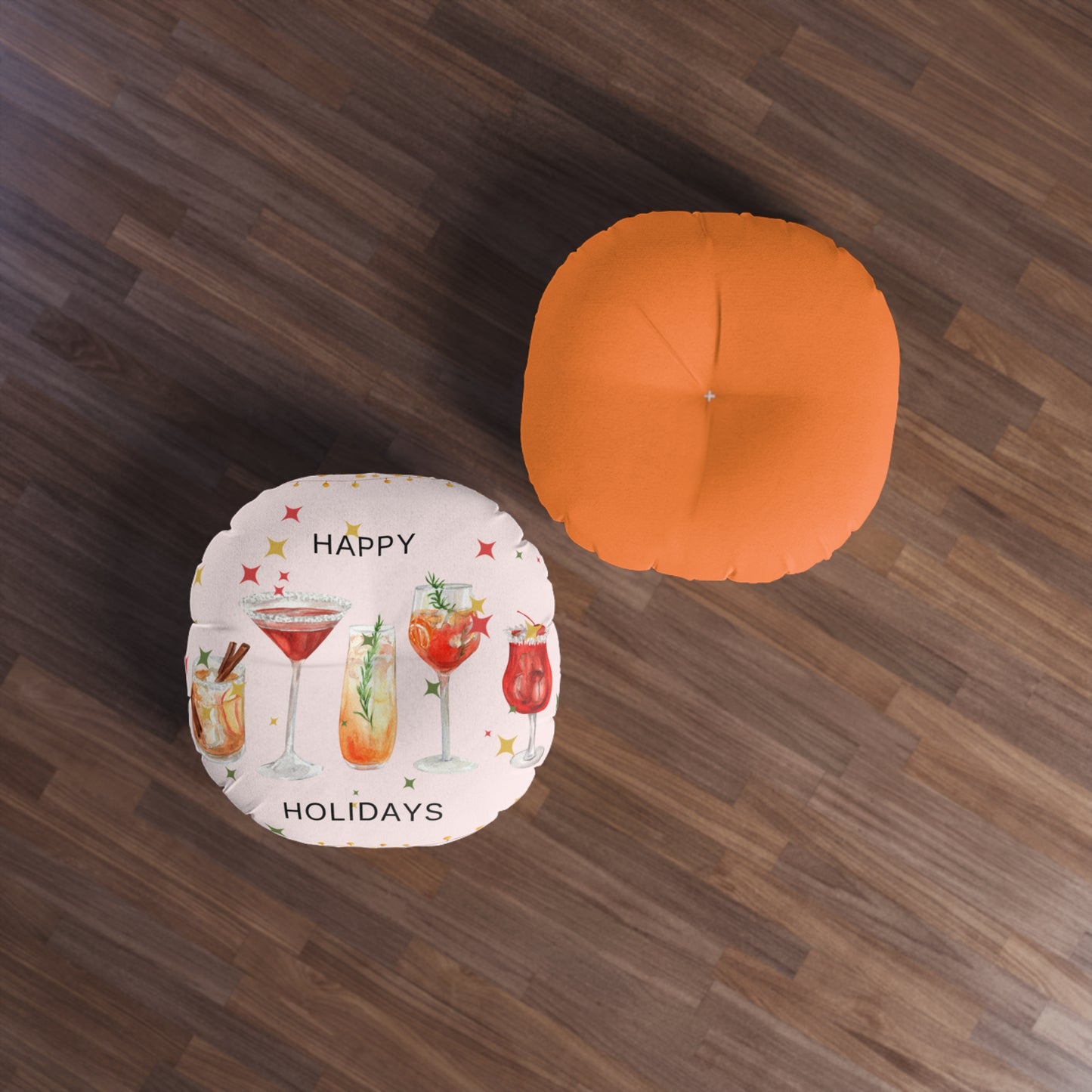 Tufted Floor Pillow, Round