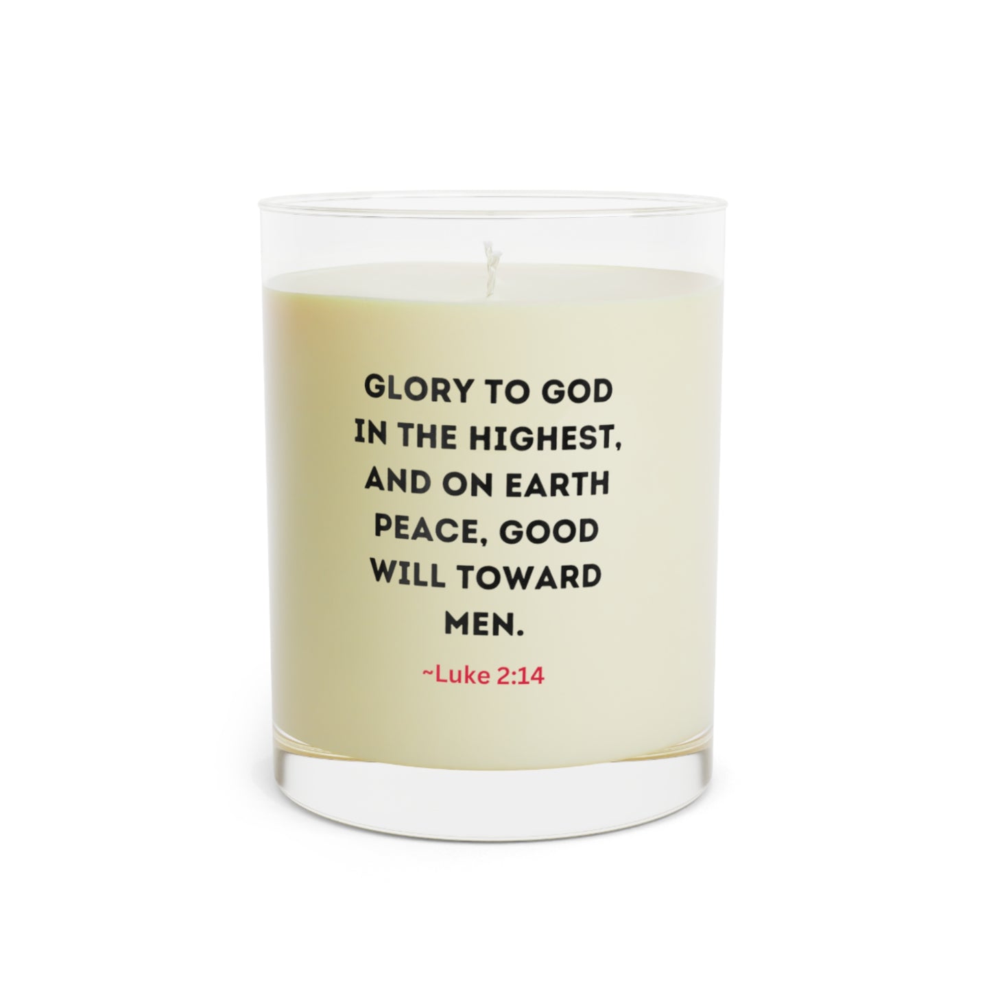 Scented Candle - Christmas Glory Script