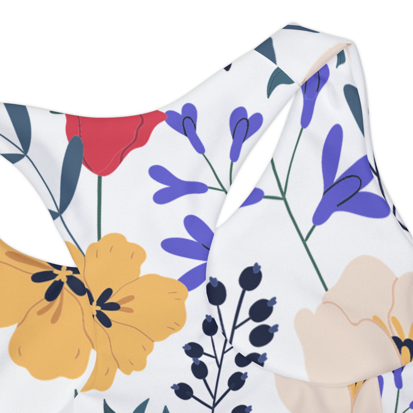 Chrysant Girls' Swimsuit Crop Top