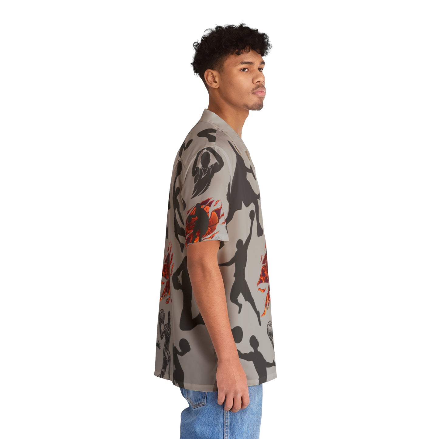 Men's Hawaiian Basketball Shirt