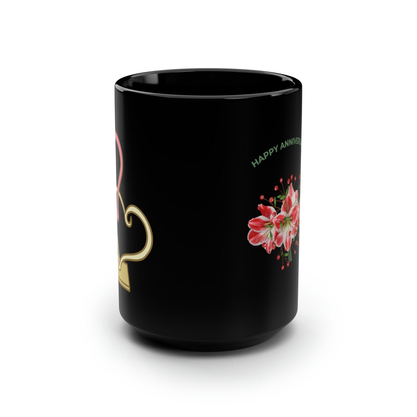 Black Anniversary Mug