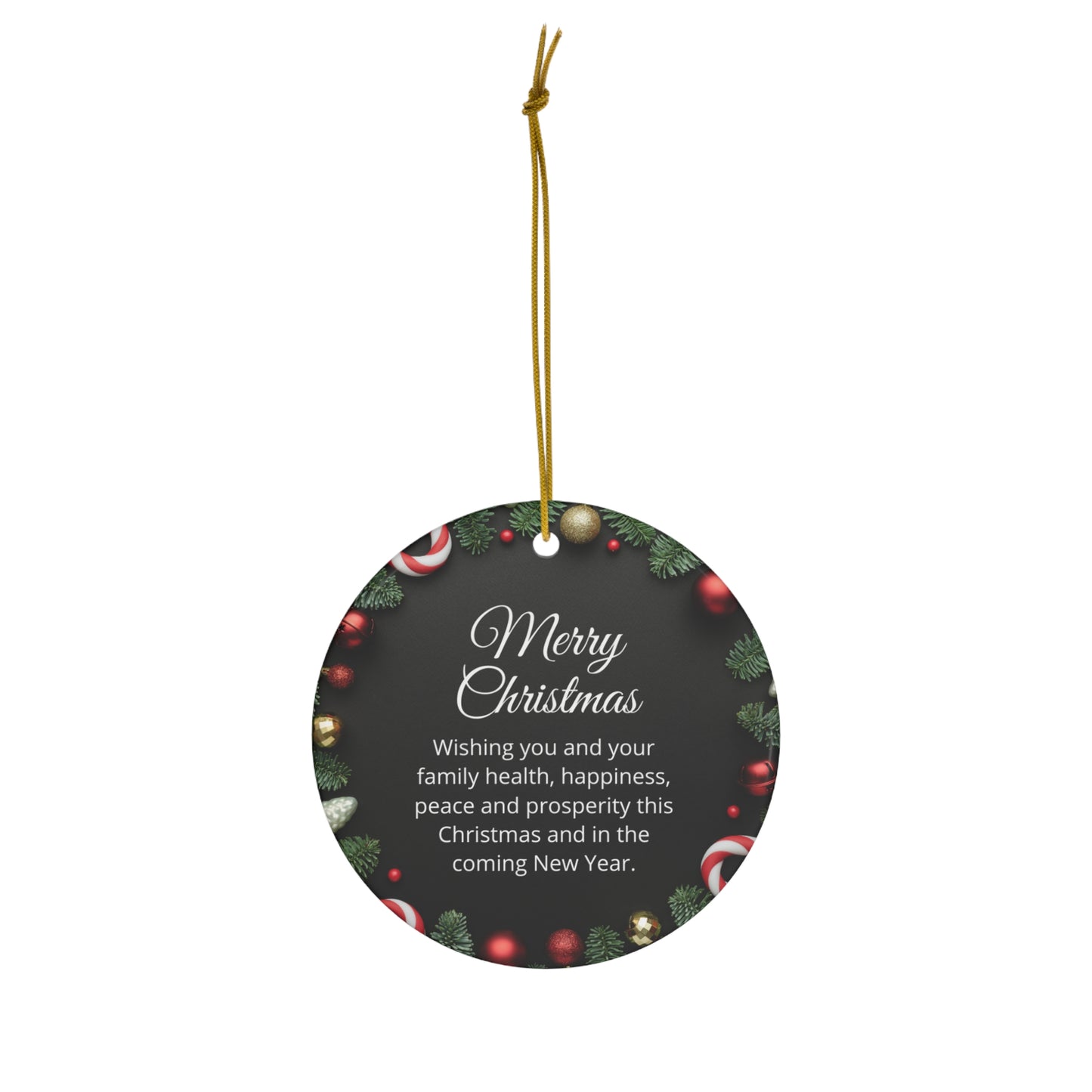 Ceramic Ornament for Christmas