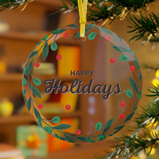 Glass Ornaments Holiday Decor