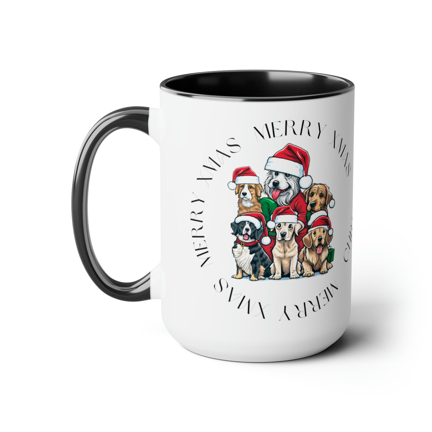 Two-Tone Christmas Coffee Mugs
