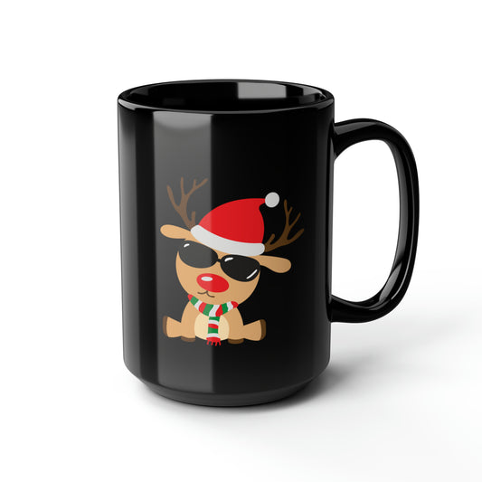 Black Christmas Mug (ReinD)
