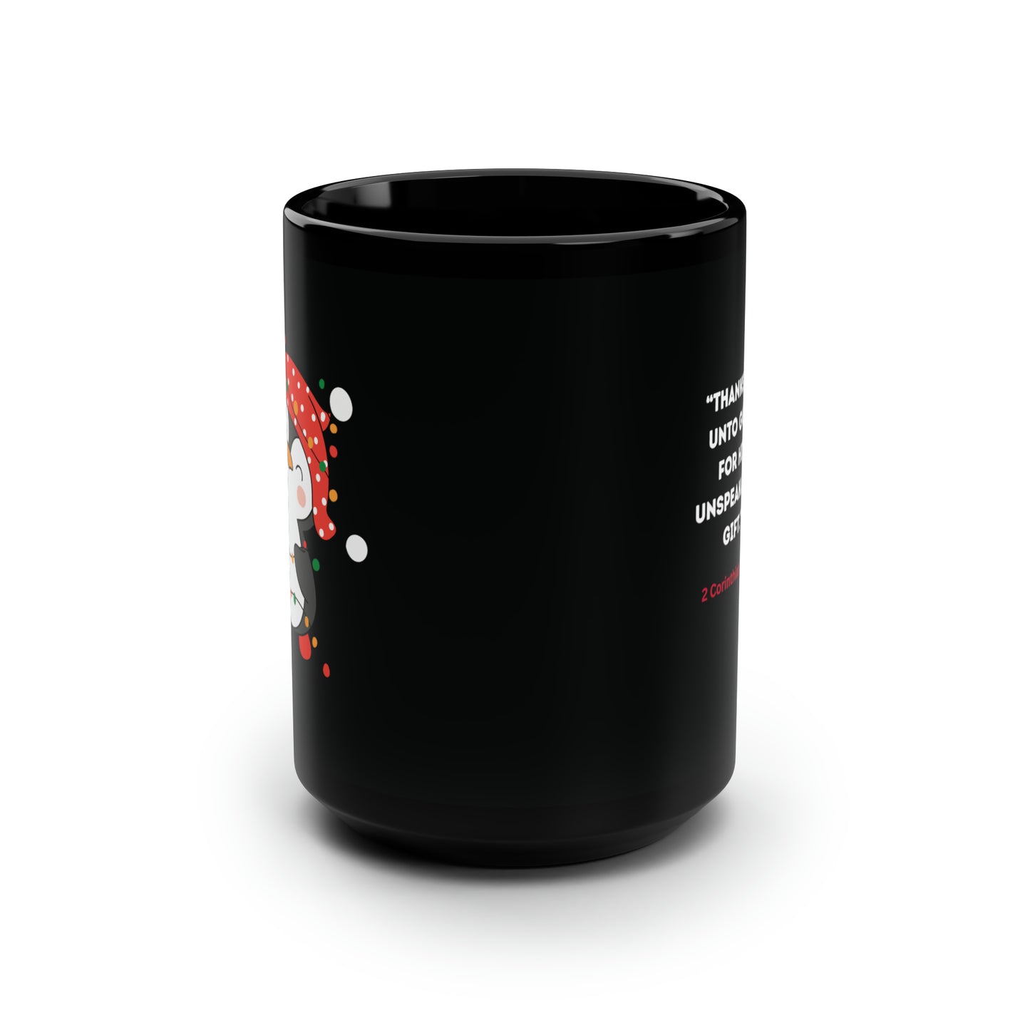 Black Christmas Mug (Peng)