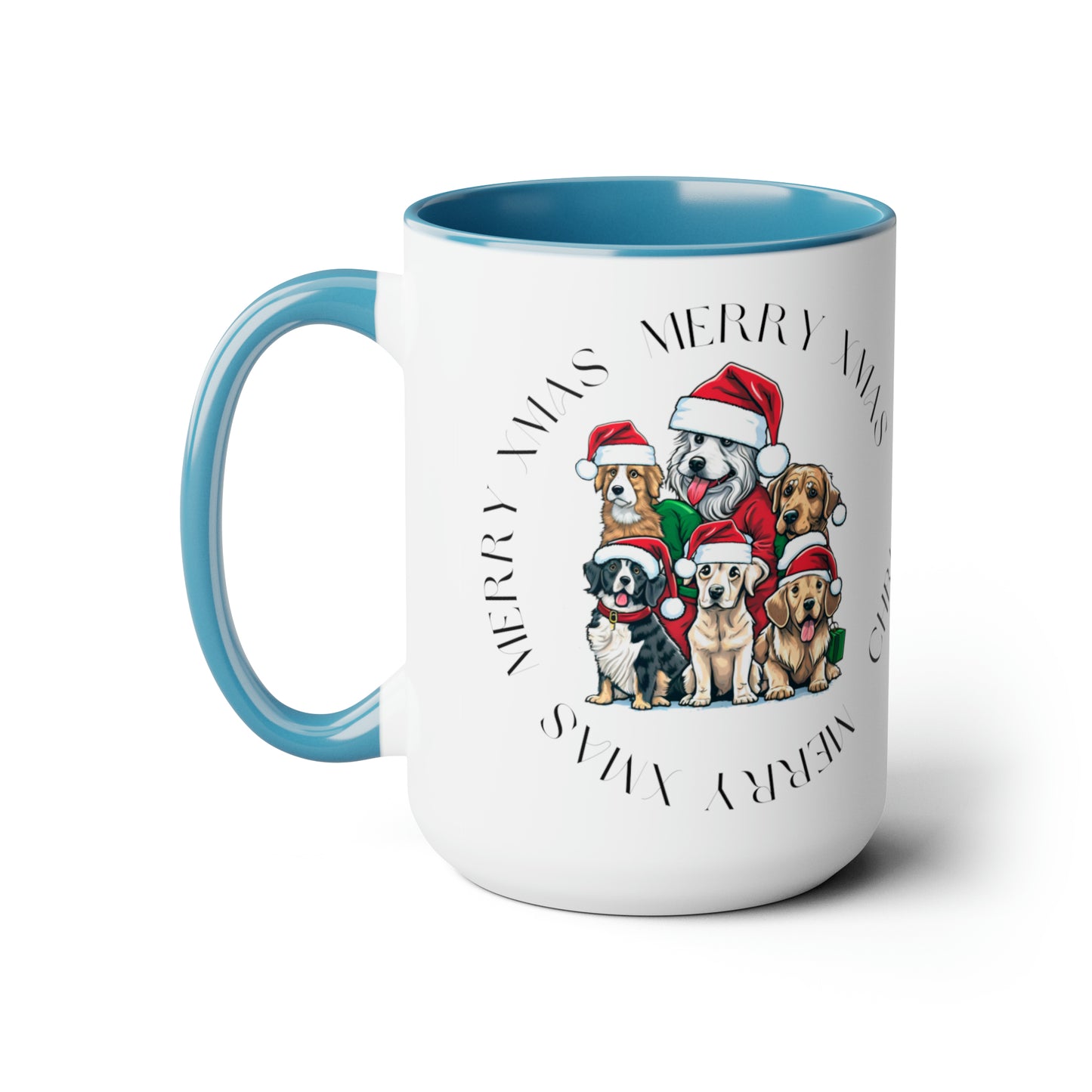 Two-Tone Christmas Coffee Mugs